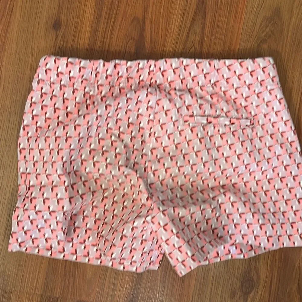 Crewcuts pink printed girls shorts size 10